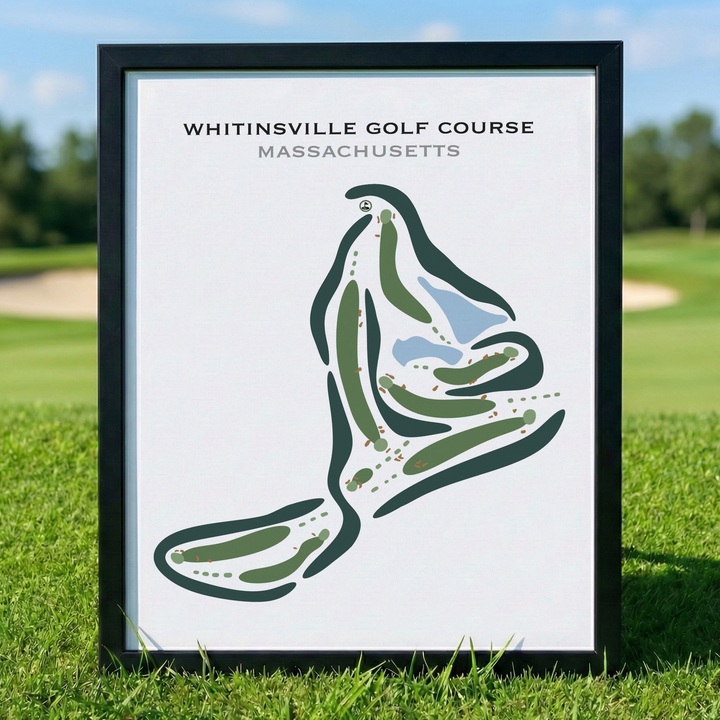Whitinsville Golf Club, Massachusetts - Printed Golf Courses