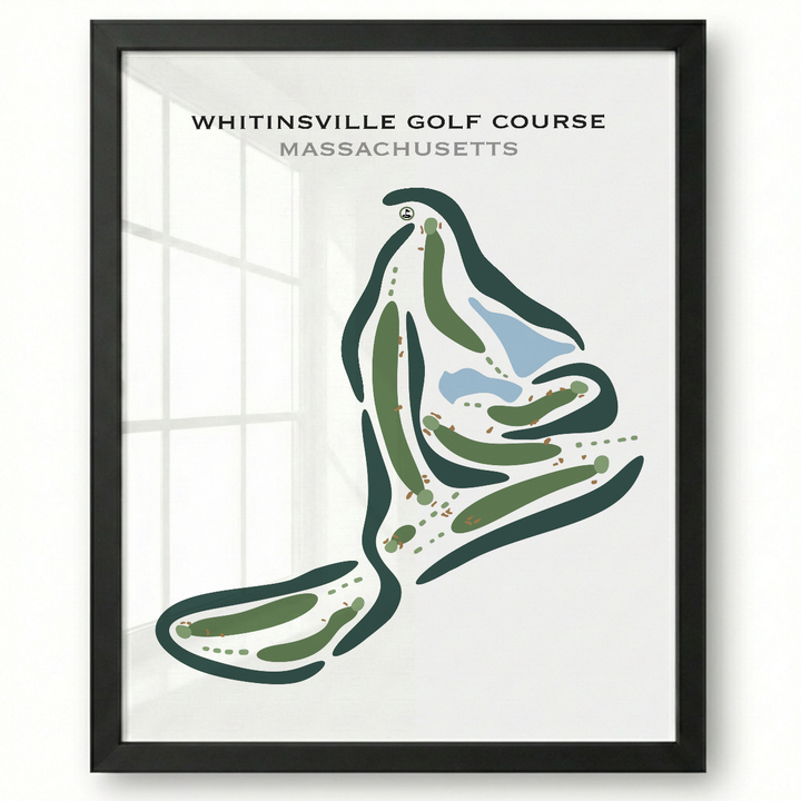 Whitinsville Golf Club, Massachusetts - Printed Golf Courses
