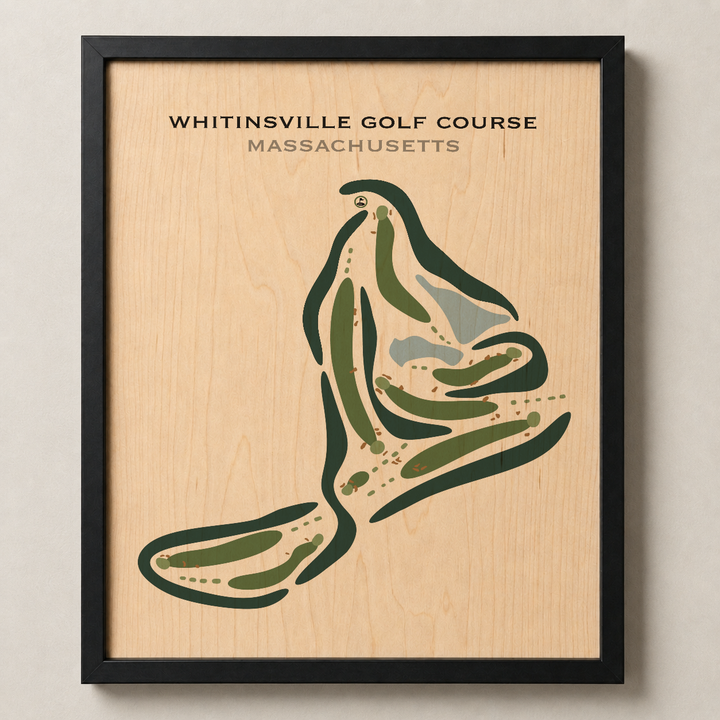 Whitinsville Golf Club, Massachusetts - Printed Golf Courses