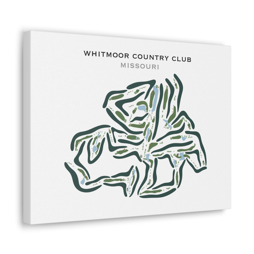 Whitmoor Country Club, Missouri - Printed Golf Courses