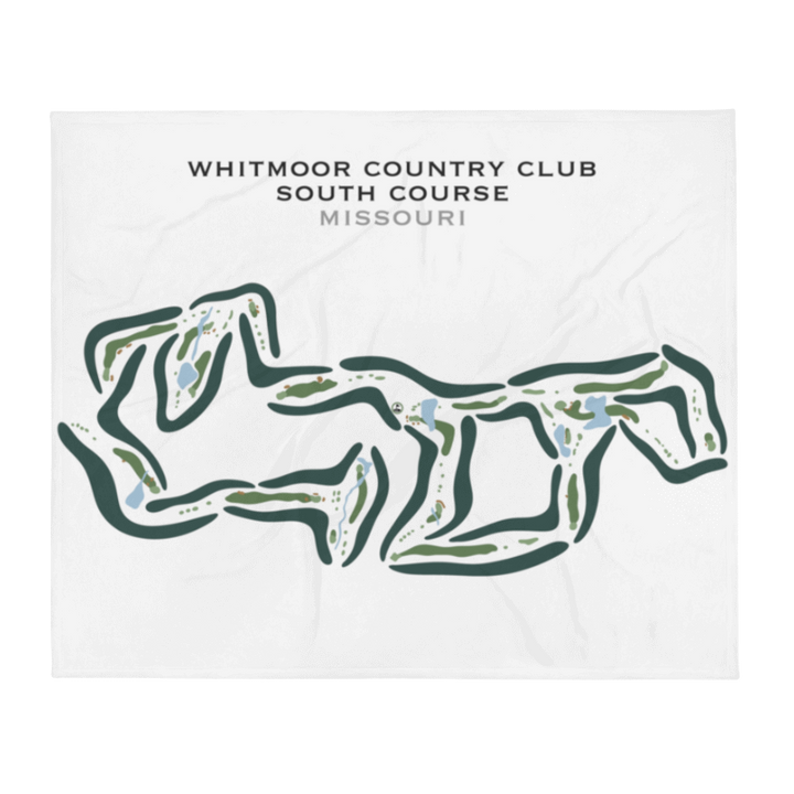 Whitmoor Country Club - South, Missouri - Printed Golf Courses
