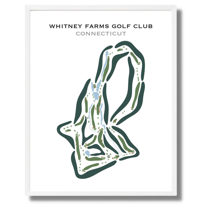 Whitney Farms Golf Club, Connecticut - Printed Golf Courses