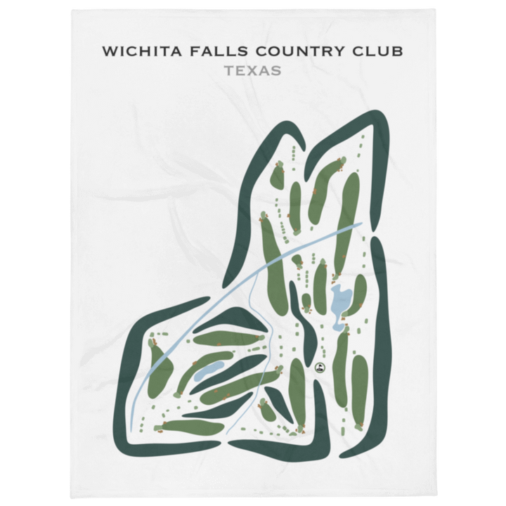 Wichita Falls Country Club, Texas - Printed Golf Courses