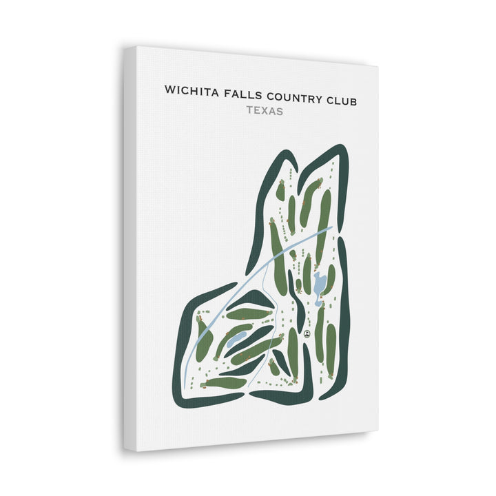 Wichita Falls Country Club, Texas - Printed Golf Courses