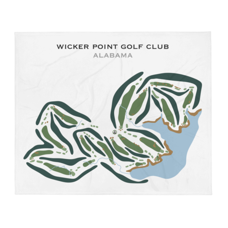 Wicker Point Golf Club, Alabama - Printed Golf Courses