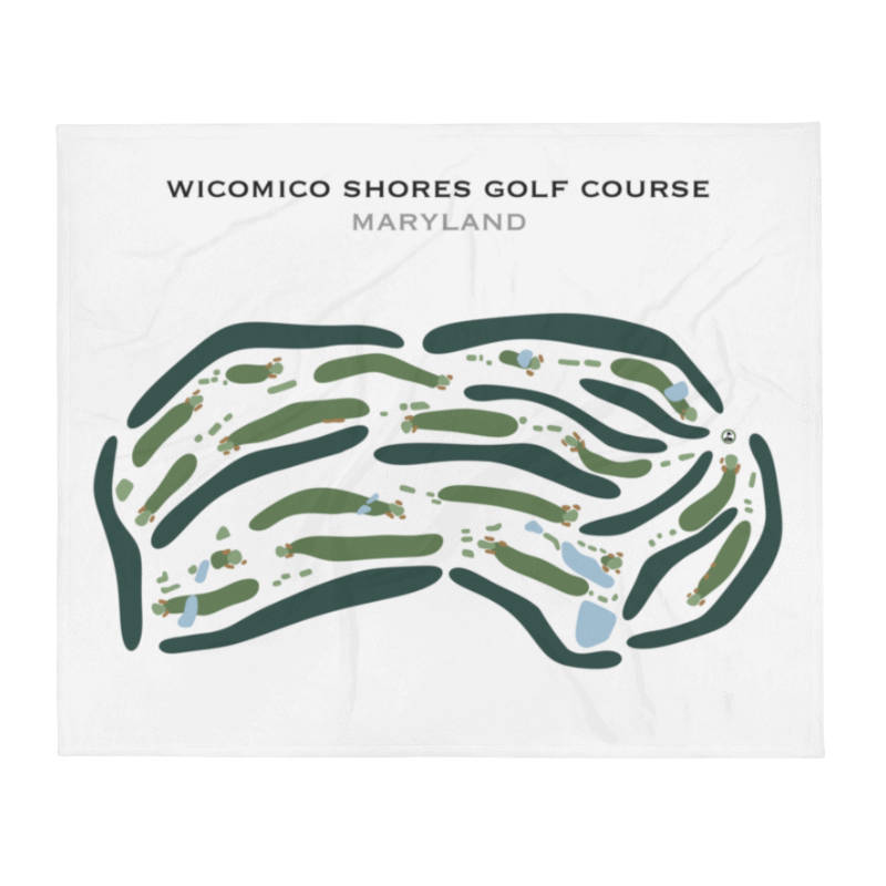 Wicomico Shores Golf Course, Maryland - Printed Golf Courses