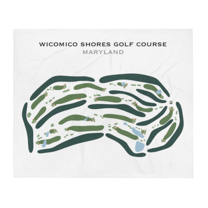 Wicomico Shores Golf Course, Maryland - Printed Golf Courses