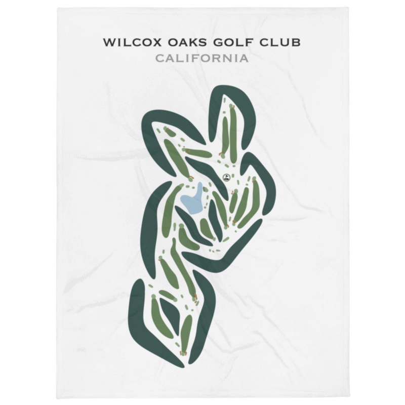 Wilcox Oaks Golf Club, California - Printed Golf Courses