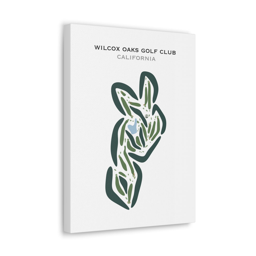 Wilcox Oaks Golf Club, California - Printed Golf Courses