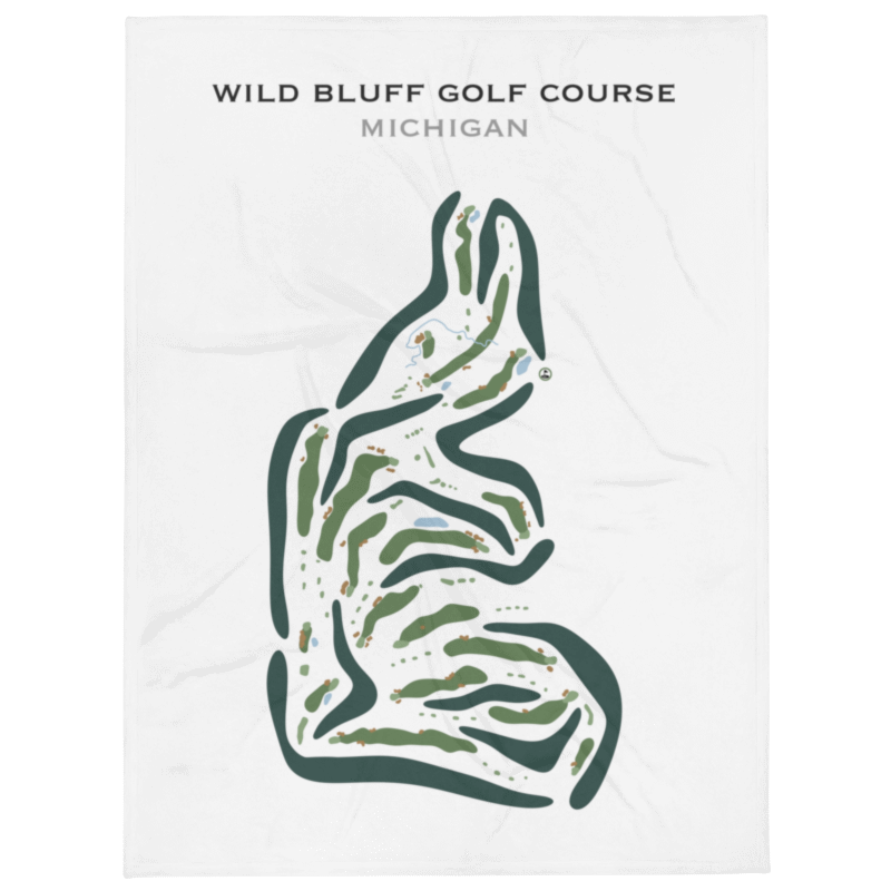 Wild Bluff Golf Course, Michigan - Printed Golf Courses