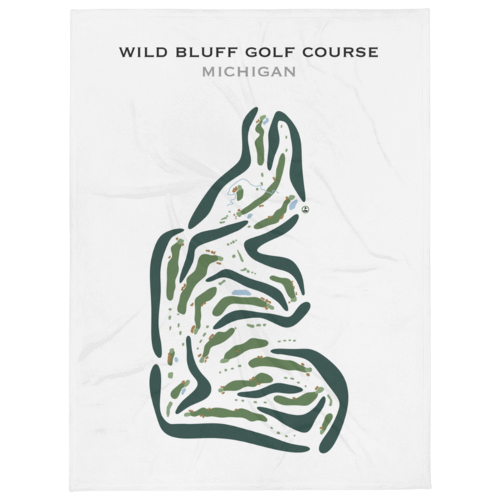 Wild Bluff Golf Course, Michigan - Printed Golf Courses