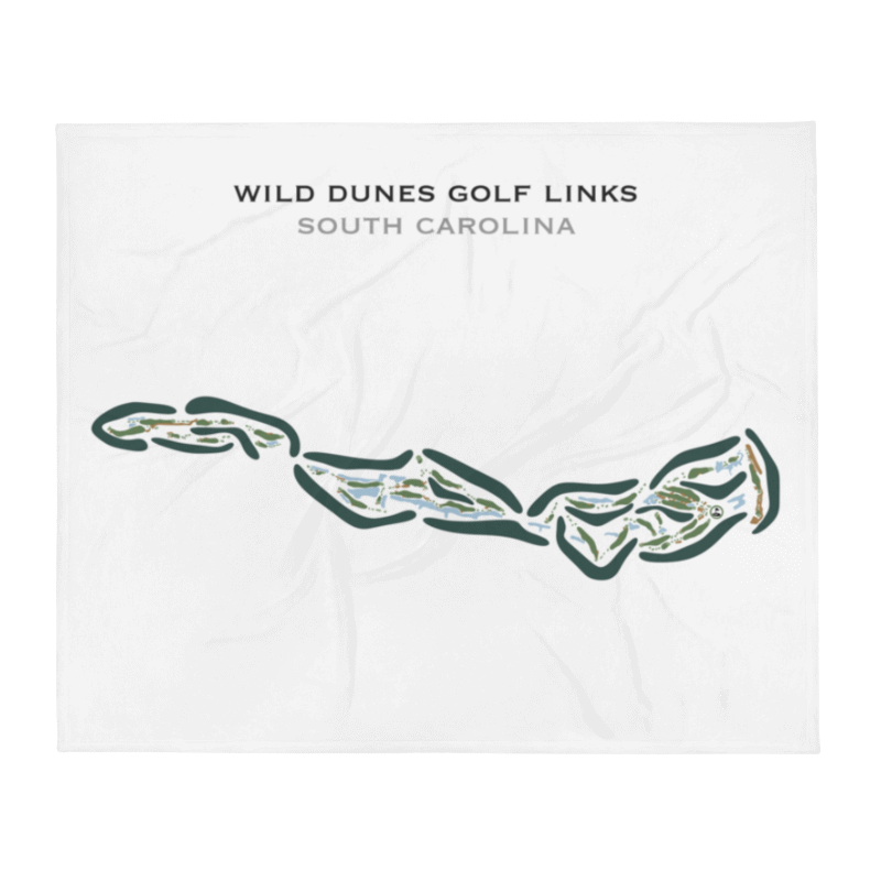 Wild Dunes Golf Links, South Carolina - Printed Golf Courses