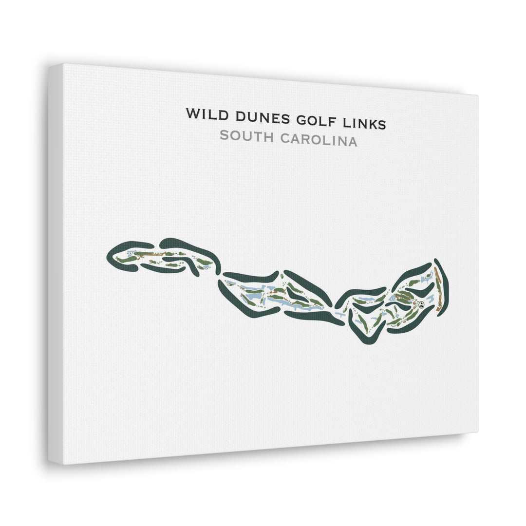 Wild Dunes Golf Links, South Carolina - Printed Golf Courses