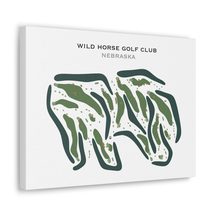 Wild Horse Golf Club, Nebraska - Printed Golf Courses