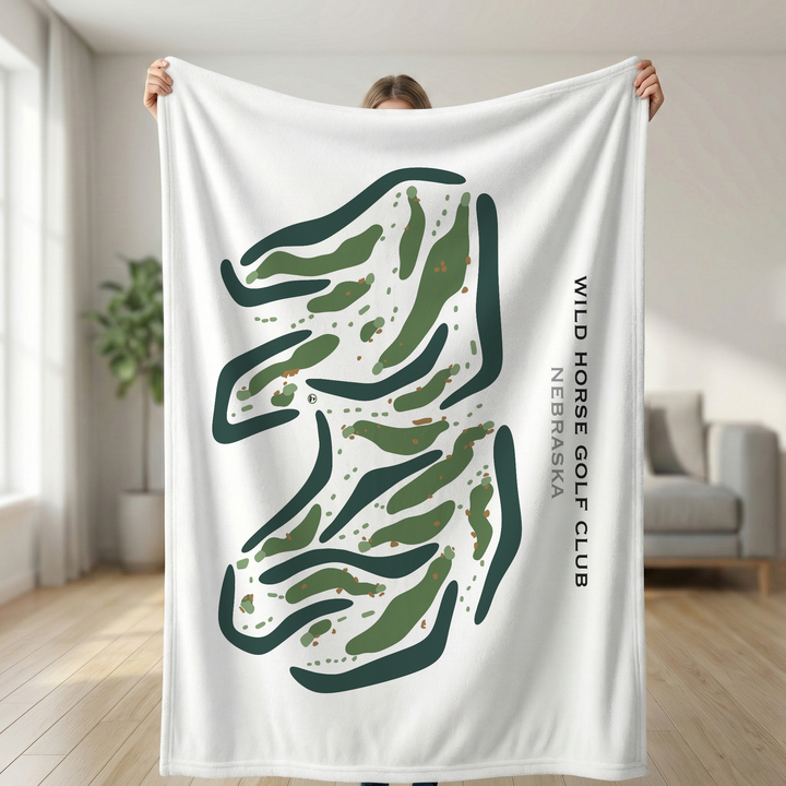 Wild Horse Golf Club, Nebraska - Printed Golf Courses