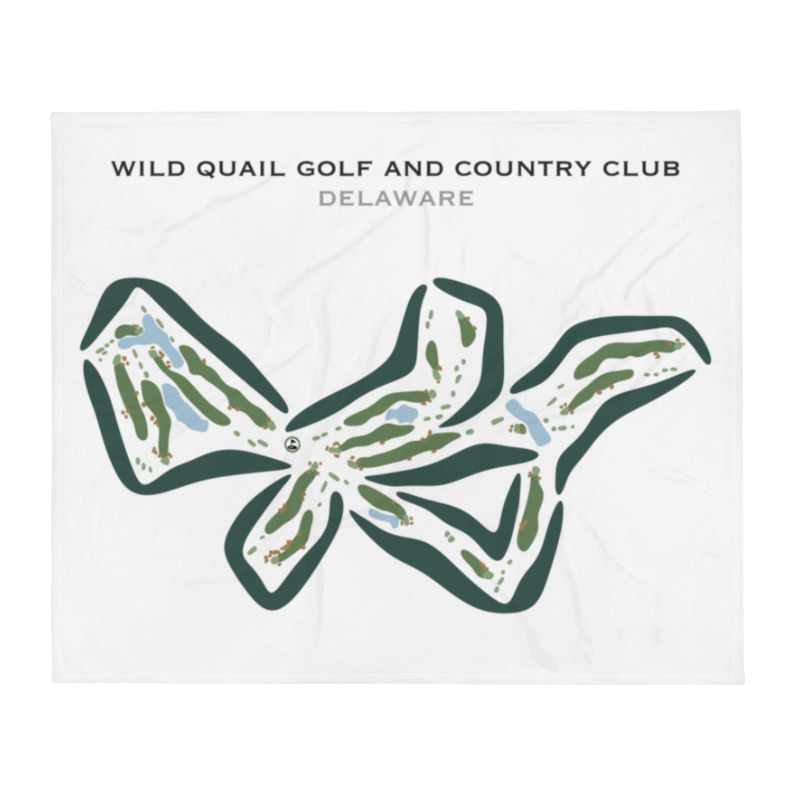 Wild Quail Golf & Country Club, Delaware - Printed Golf Courses