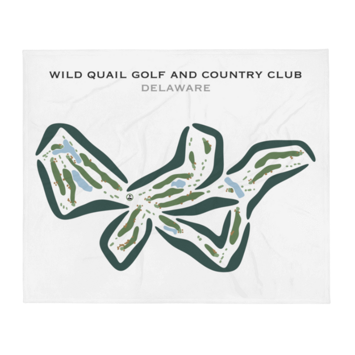 Wild Quail Golf & Country Club, Delaware - Printed Golf Courses