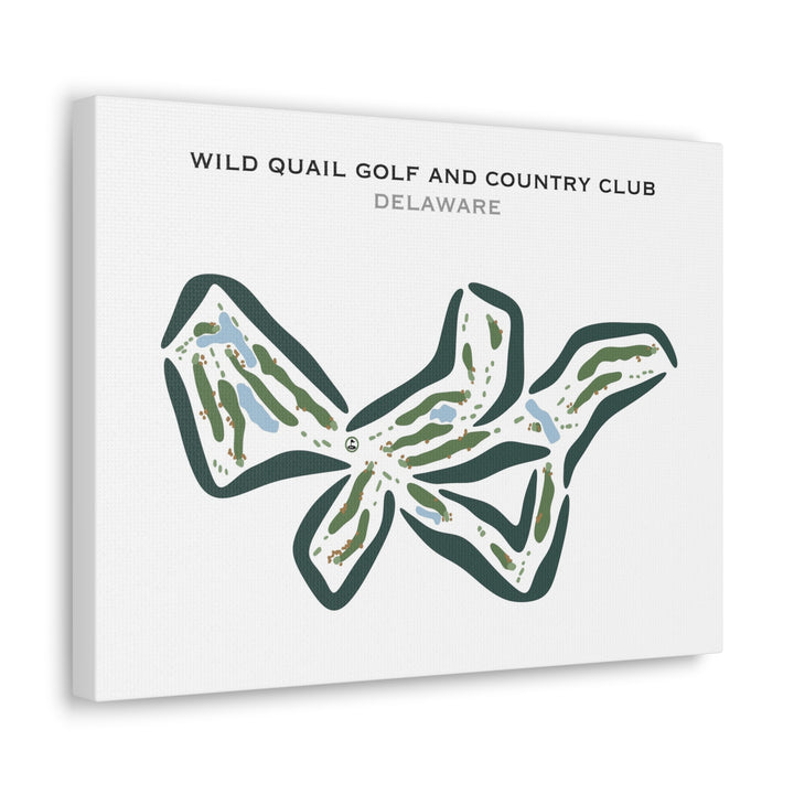 Wild Quail Golf & Country Club, Delaware - Printed Golf Courses