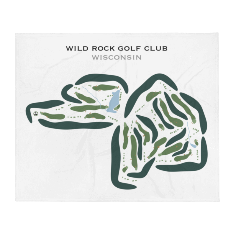 Wild Rock Golf Club, Wisconsin - Printed Golf Courses