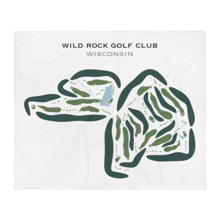 Wild Rock Golf Club, Wisconsin - Printed Golf Courses