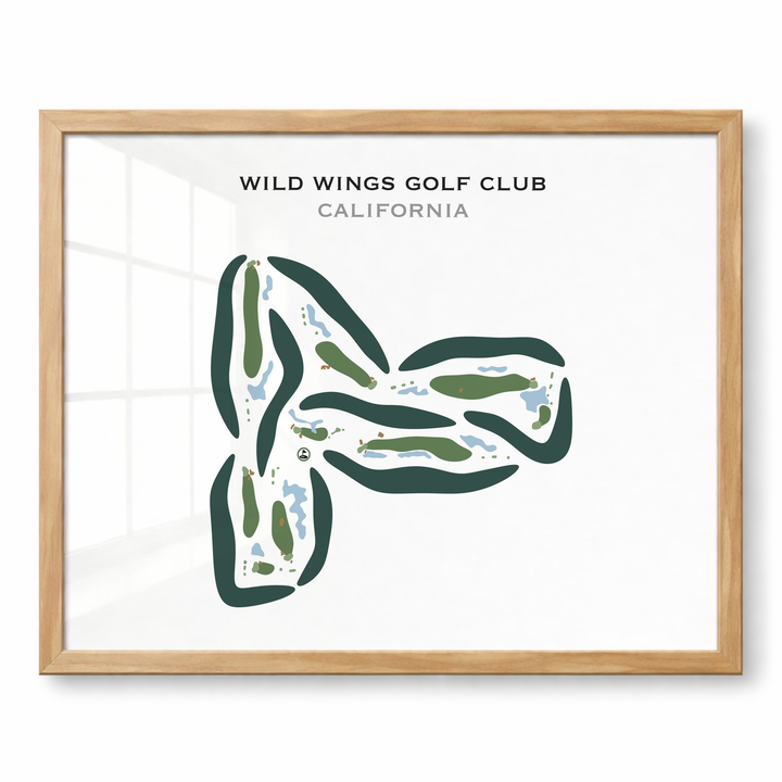 Wild Wings Golf Club, California - Printed Golf Courses