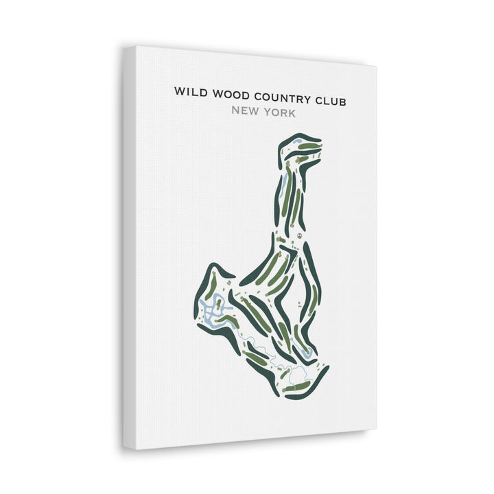 Wild Wood Country Club, New York - Printed Golf Course