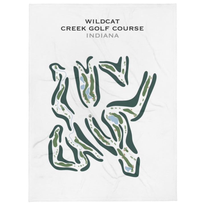 Wildcat Creek Golf Course, Indiana - Printed Golf Course