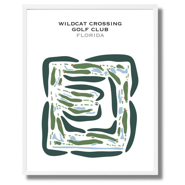 Wildcat Crossing Golf Club, Florida - Printed Golf Courses