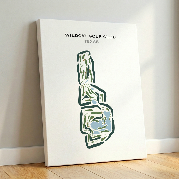 Wildcat Golf Club, Texas - Printed Golf Courses