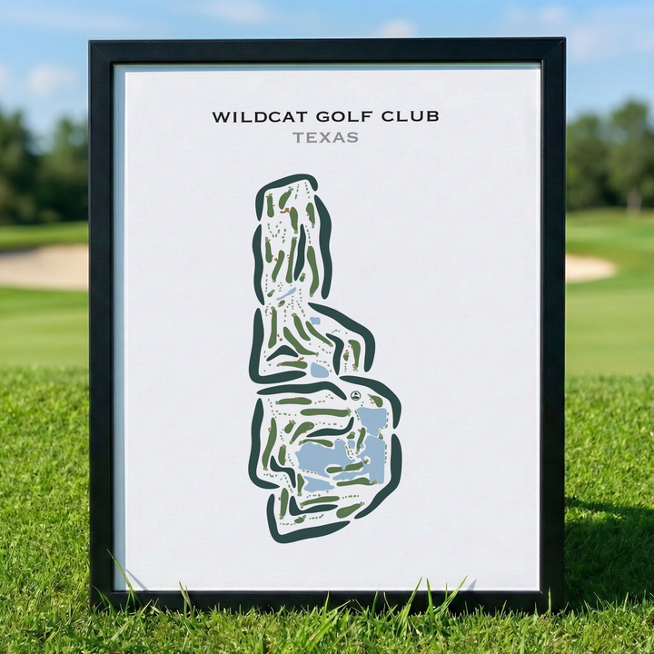 Wildcat Golf Club, Texas - Printed Golf Courses