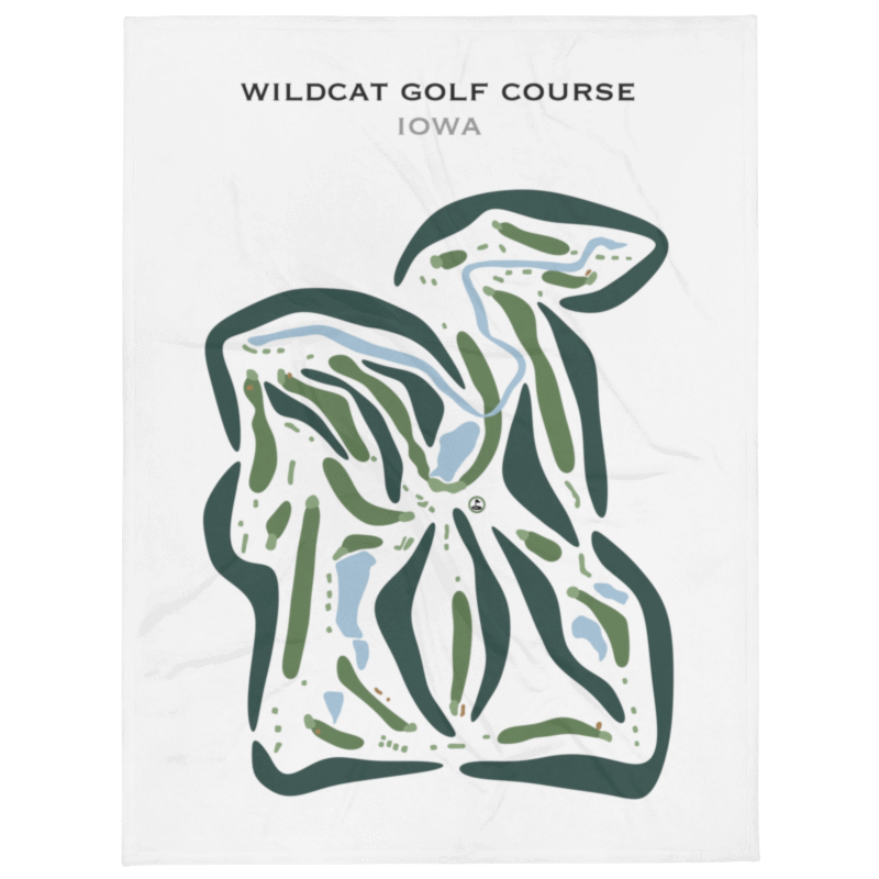 Wildcat Golf Course, Iowa - Printed Golf Courses