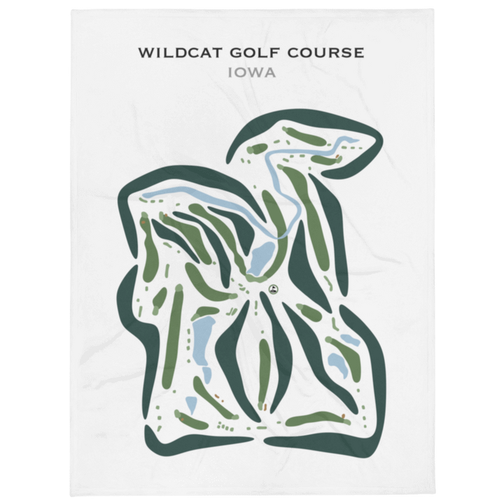 Wildcat Golf Course, Iowa - Printed Golf Courses