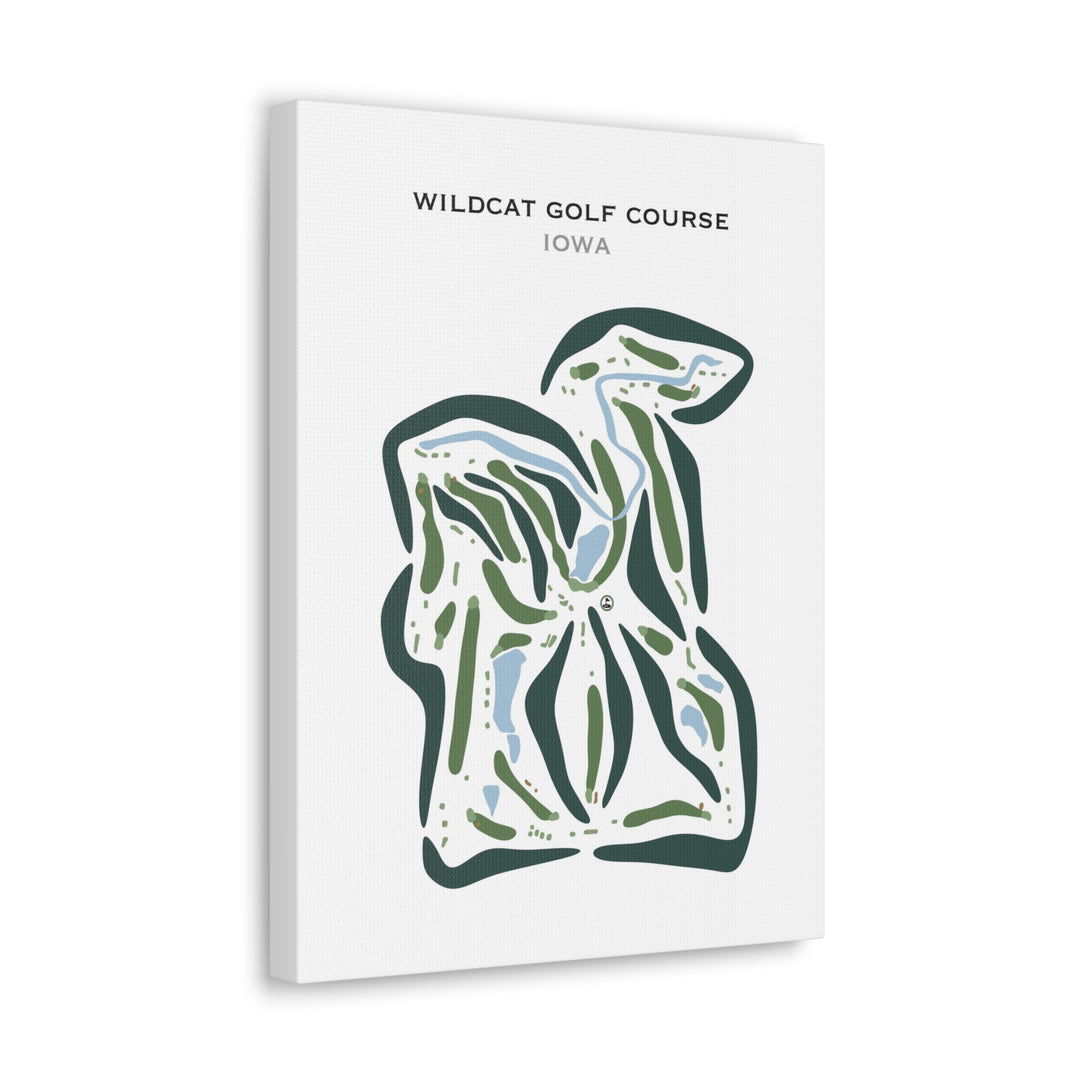 Wildcat Golf Course, Iowa - Printed Golf Courses