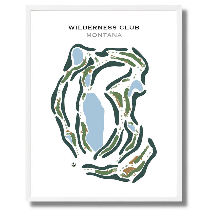 Wilderness Club, Montana - Printed Golf Courses - Golf Course Prints