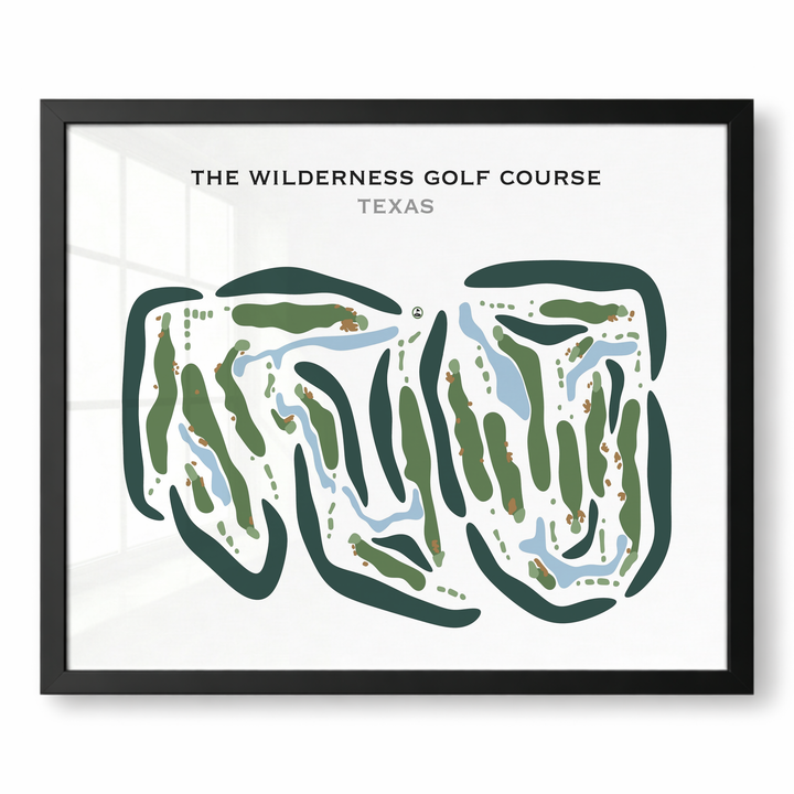 The Wilderness Golf Course, Texas - Printed Golf Courses