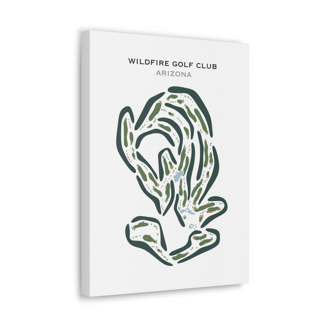 Wildfire Golf Club, Phoenix Arizona - Printed Golf Courses