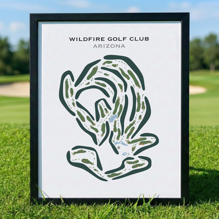 Wildfire Golf Club, Phoenix Arizona - Printed Golf Courses