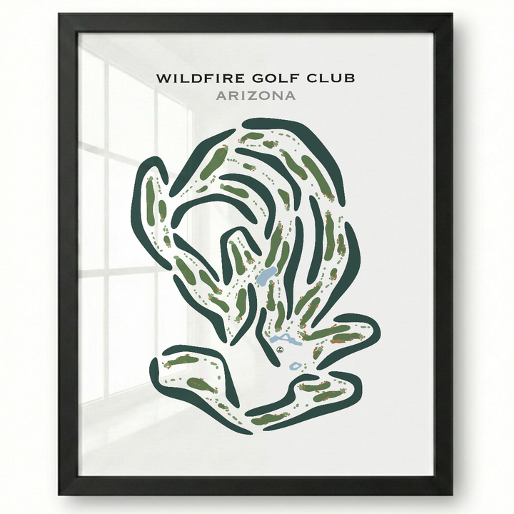 Wildfire Golf Club, Phoenix Arizona - Printed Golf Courses