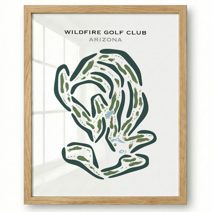 Wildfire Golf Club, Phoenix Arizona - Printed Golf Courses