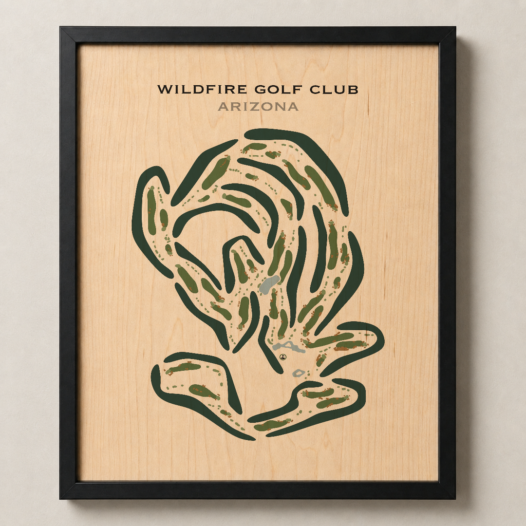 Wildfire Golf Club, Phoenix Arizona - Printed Golf Courses