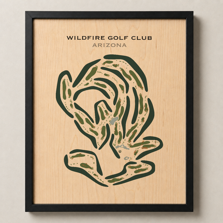 Wildfire Golf Club, Phoenix Arizona - Printed Golf Courses