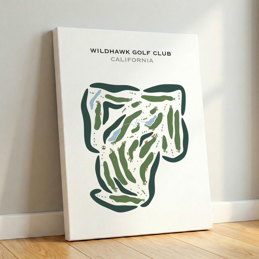 Wildhawk Golf Club, California - Printed Golf Courses