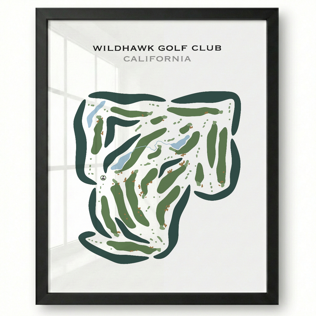 Wildhawk Golf Club, California - Printed Golf Courses