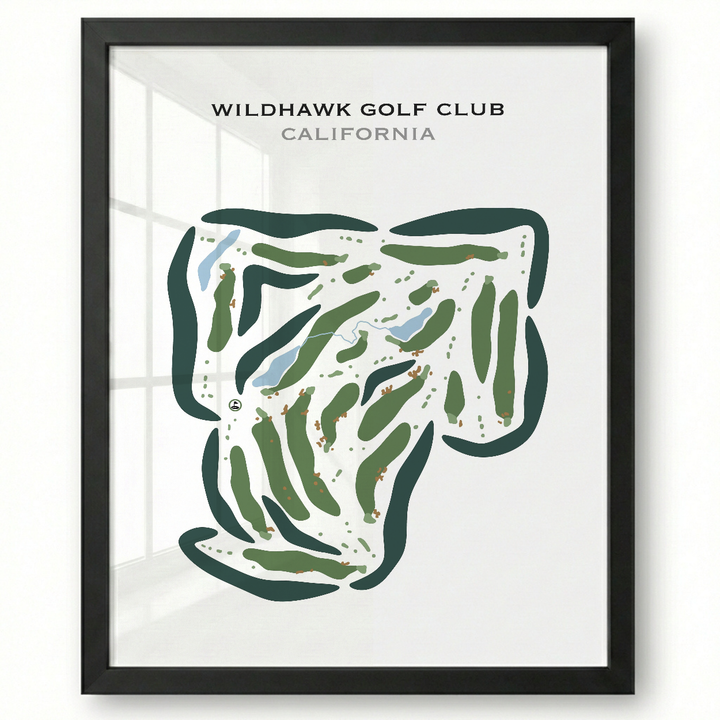 Wildhawk Golf Club, California - Printed Golf Courses
