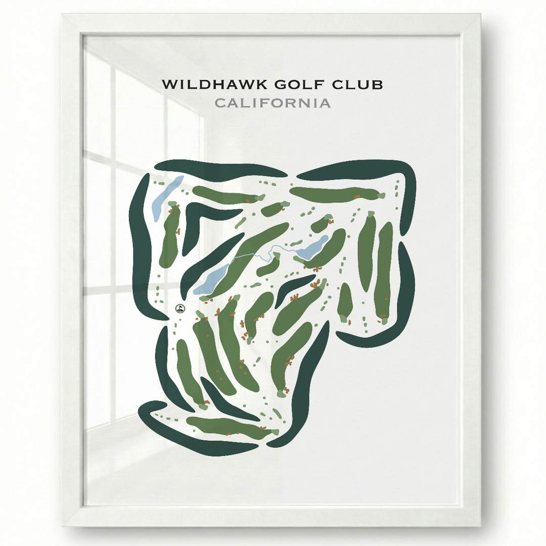 Wildhawk Golf Club, California - Printed Golf Courses