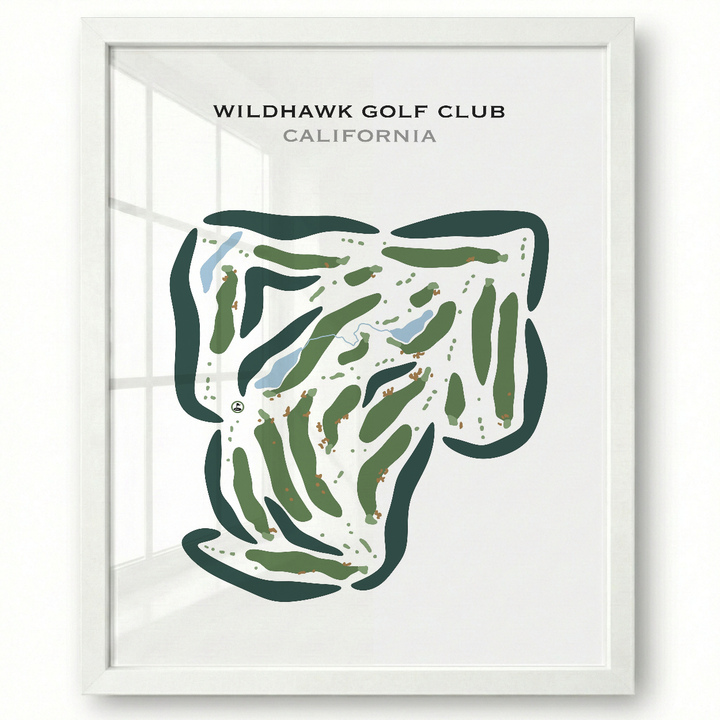 Wildhawk Golf Club, California - Printed Golf Courses