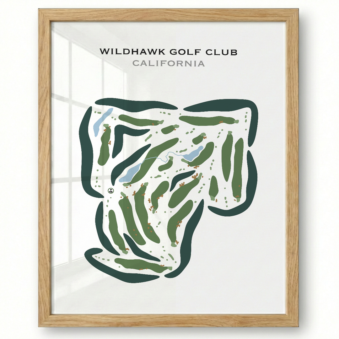 Wildhawk Golf Club, California - Printed Golf Courses