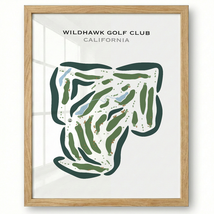 Wildhawk Golf Club, California - Printed Golf Courses