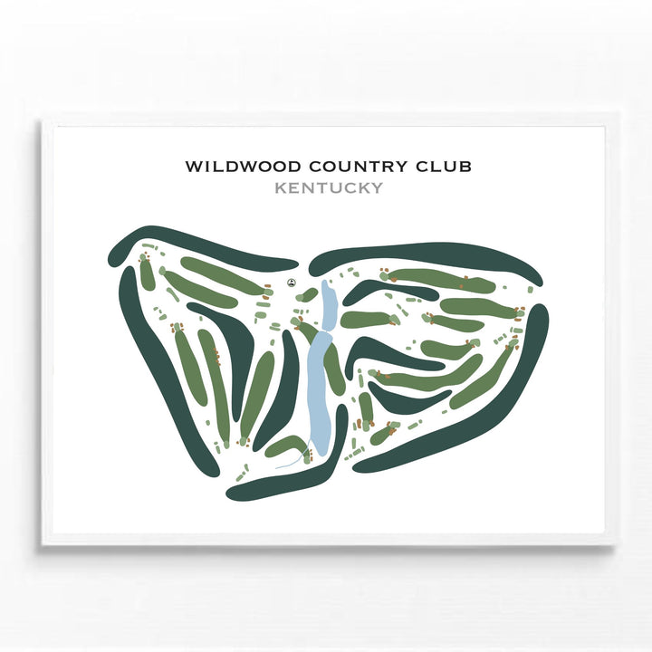 Wildwood Country Club, Kentucky - Printed Golf Courses