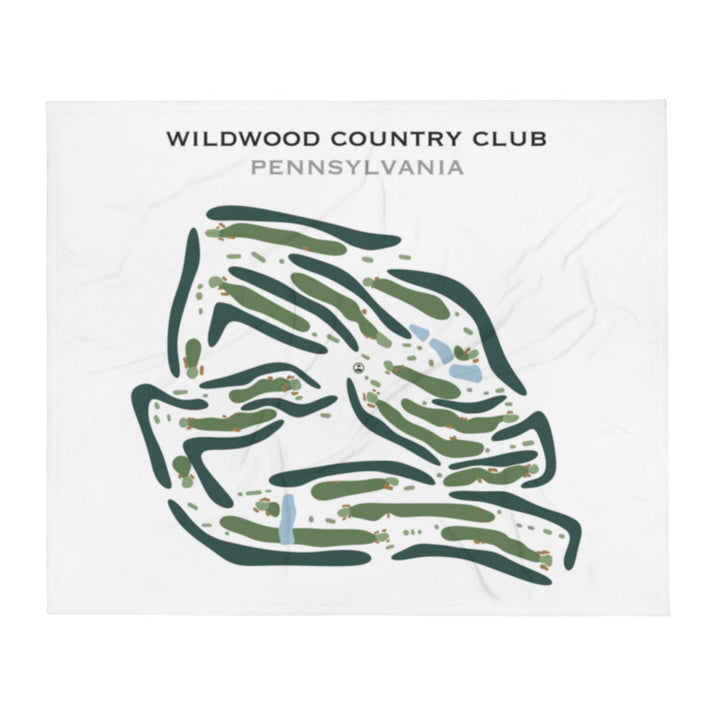 Wildwood Golf Club, Pennsylvania - Printed Golf Course